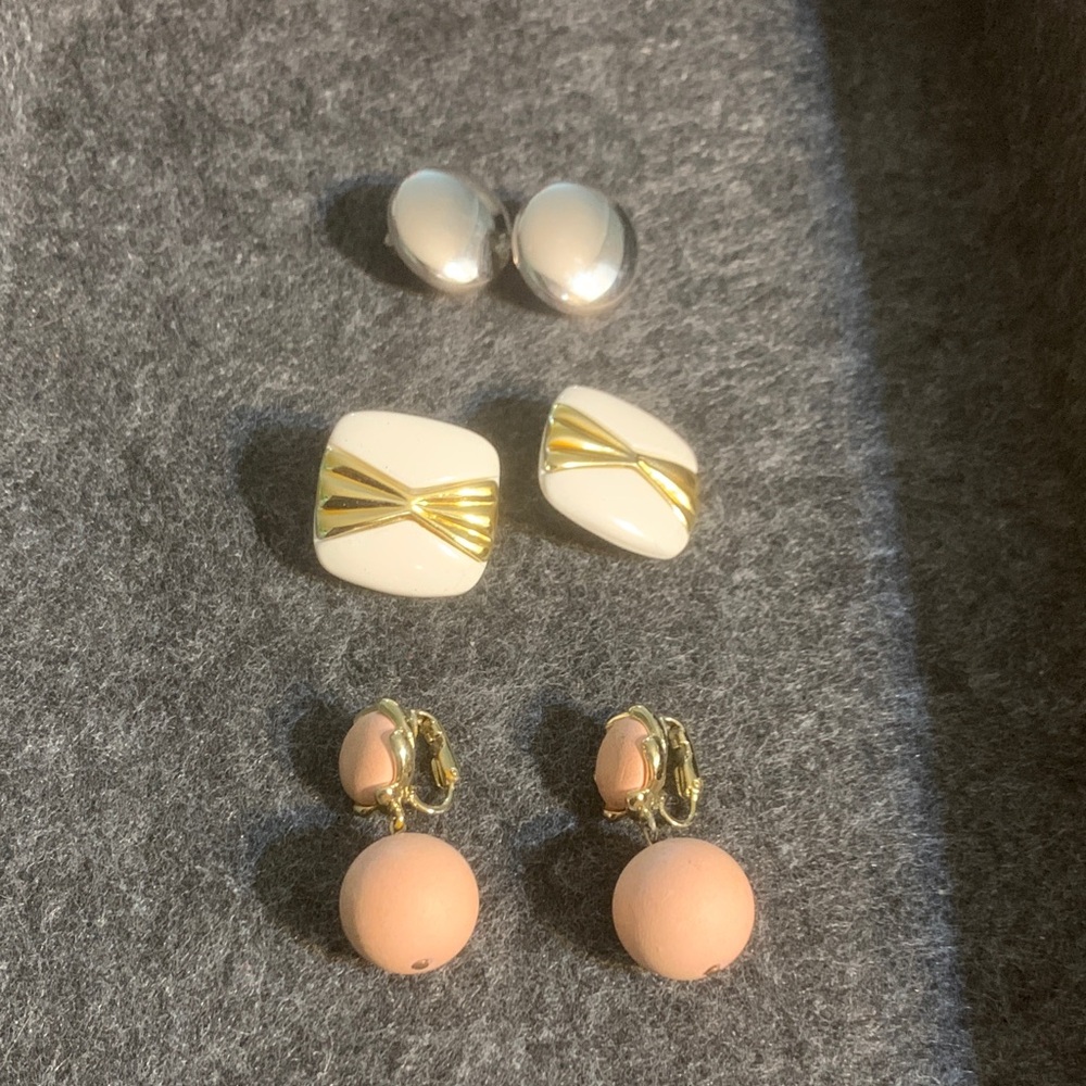 Vintage Clip on Earring bundle